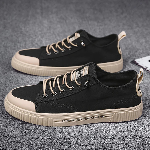 Levoire | Chaussures Pour Hommes Confortables Noir et Blanc