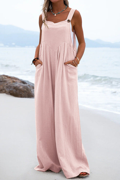 Levoire | Combinaison Confortable Style Bohemian Aere Coupe Detendue Femmes Rose