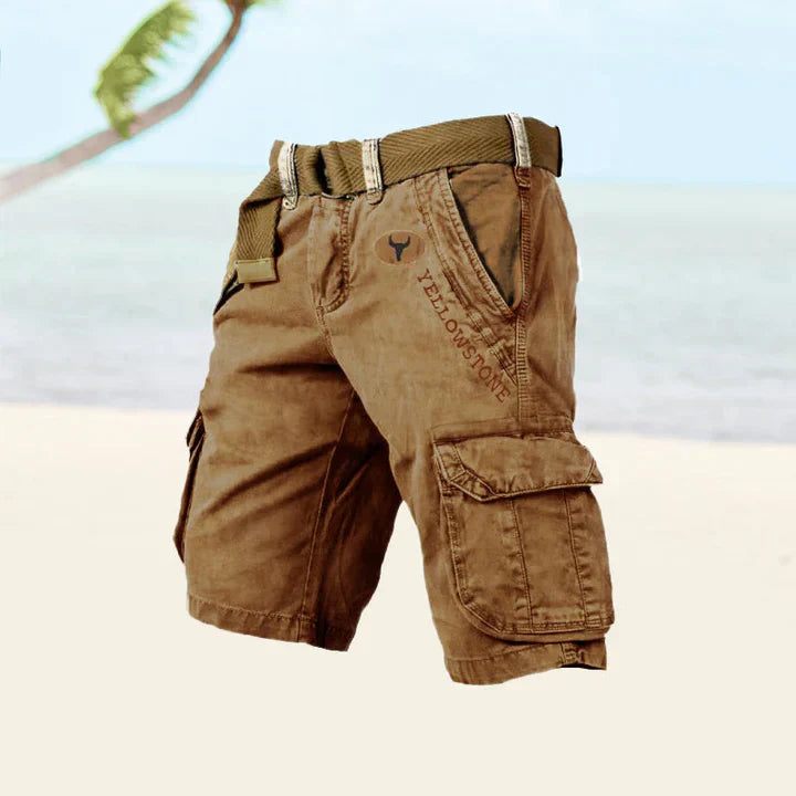 Levoire | Shorts Cargo Pour Hommes Braun