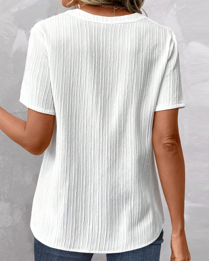 Levoire | T-shirt col V uni