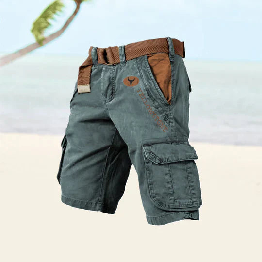 Levoire | Shorts Cargo Avec Plusieurs Poches Bleu foncé