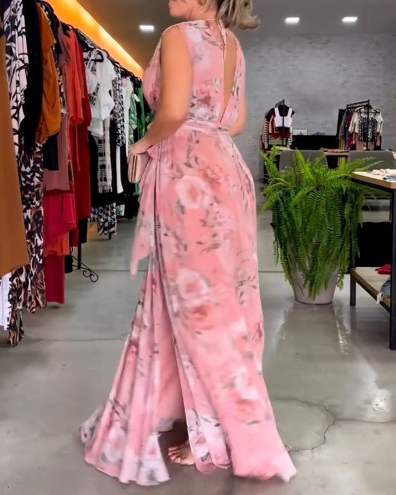 Levoire | Robe Élégante Midi avec Décolleté