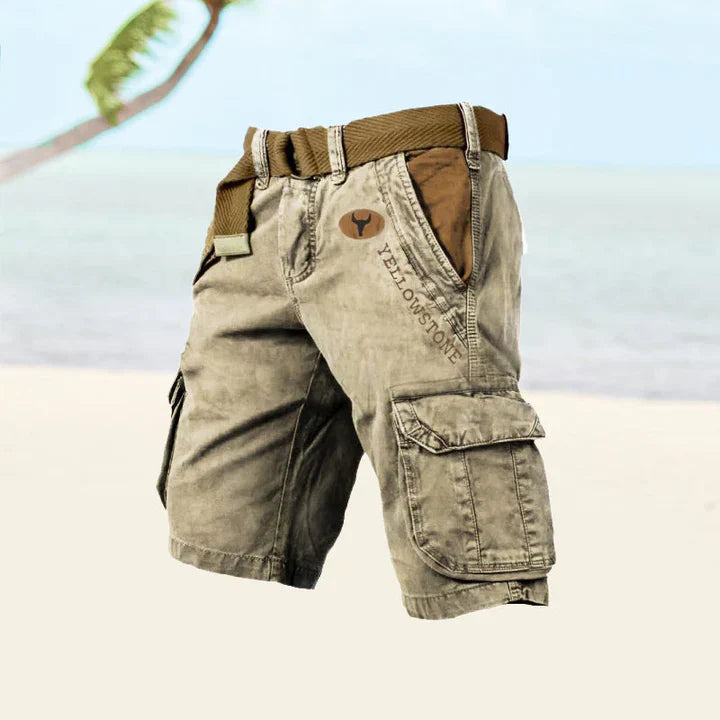 Levoire | Shorts Cargo Pour Hommes Khaki
