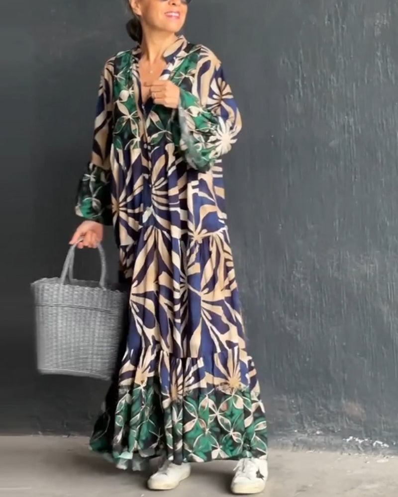 Levoire | Femmes Imprimé Long Maxi