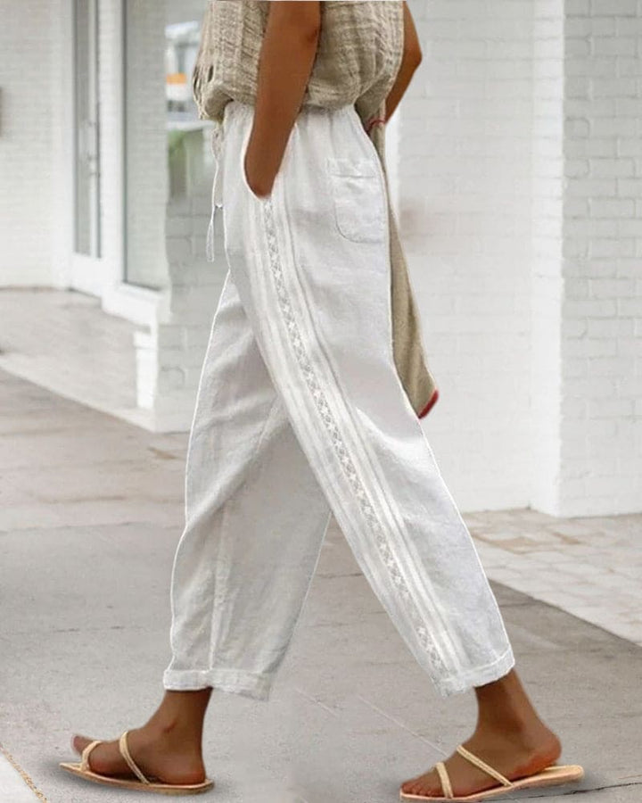 Levoire | Pantalon En Dentelle Dans Une Couleur