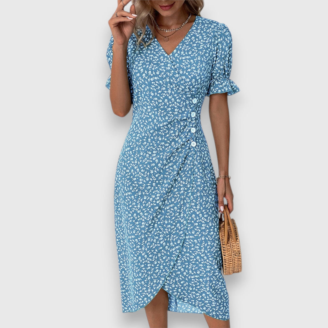 Levoire | Robe Florale Bleu