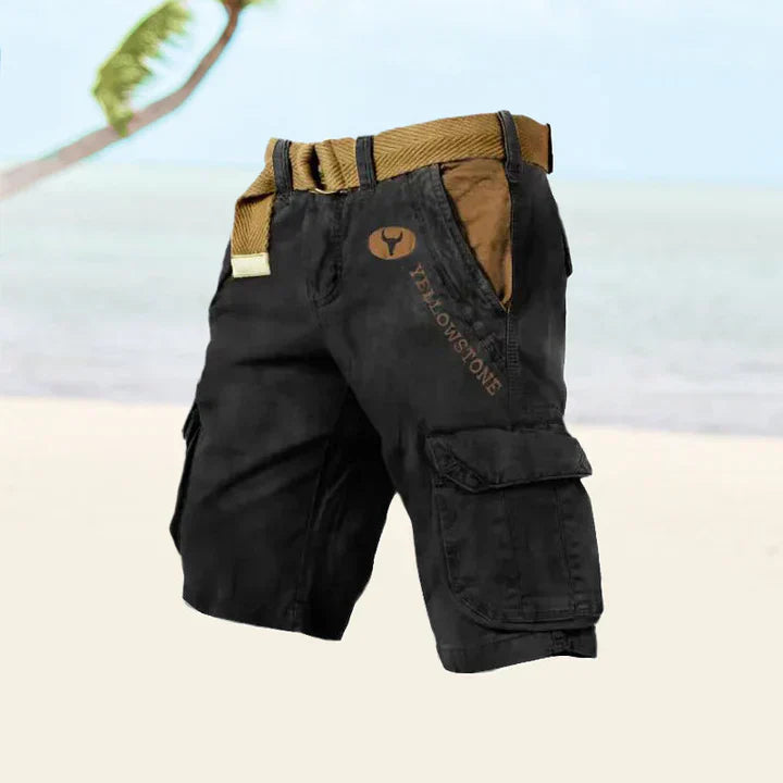 Levoire | Shorts Cargo Pour Hommes Noir