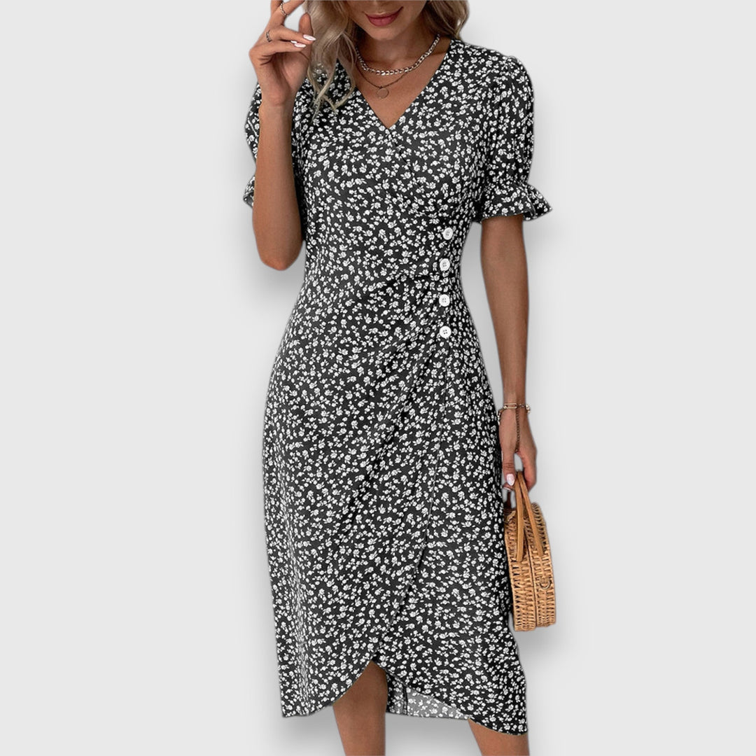 Levoire | Robe Florale Noir