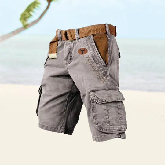 Levoire | Shorts Cargo Avec Plusieurs Poches Abricot