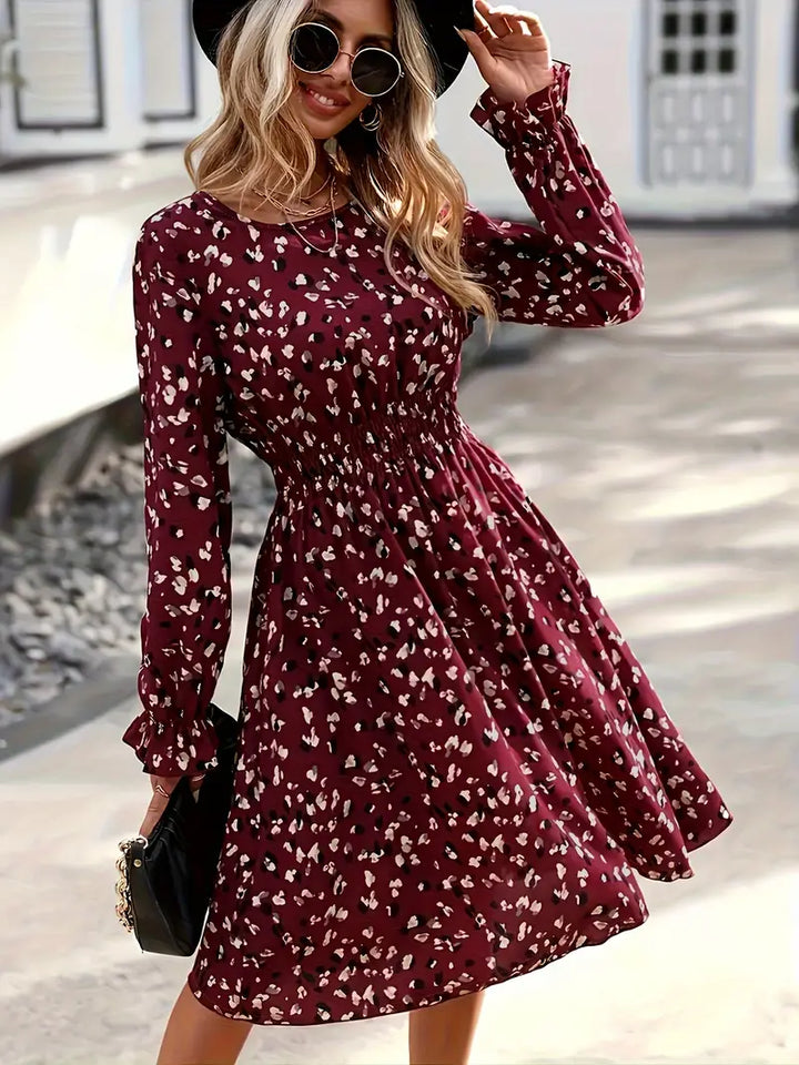 Levoire | Robe Longue À Imprimé Intégral