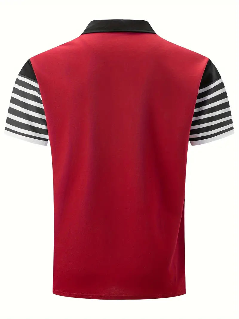 Levoire | Chemise Décontractée Rayée Manches Courtes