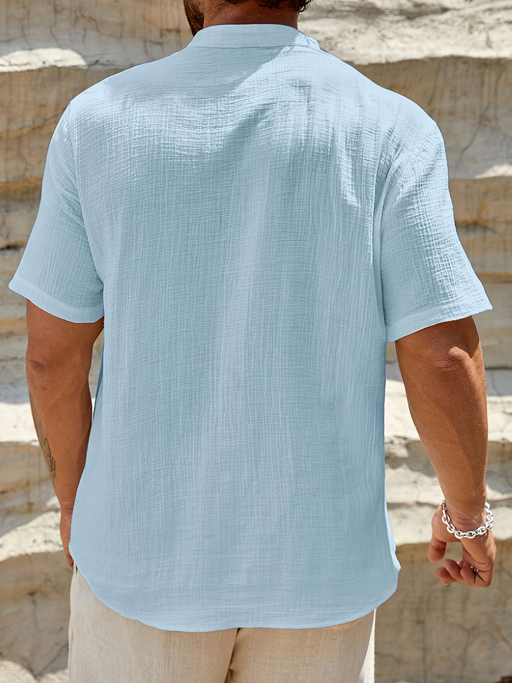 Levoire | T-Shirts Henley En Coton Suspendus