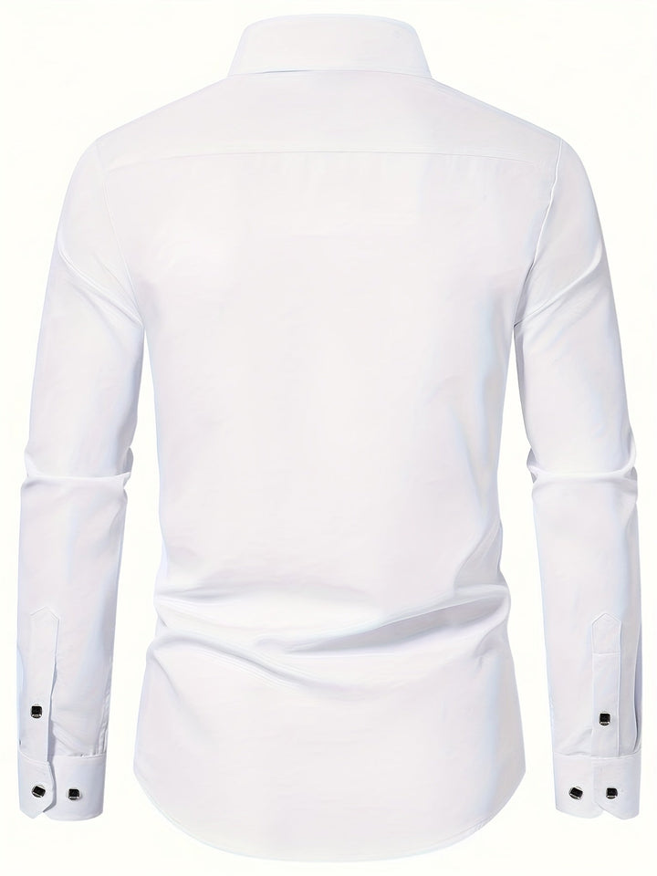 Levoire | Chemise De Base Pour Hommes À Manches Longues Et Coupe Ajustée
