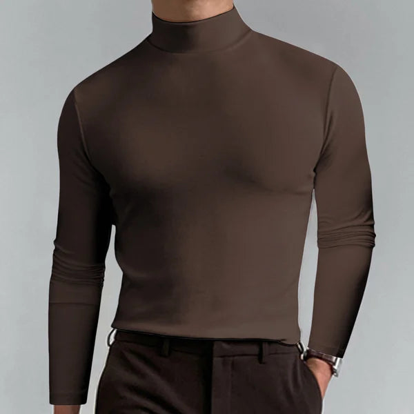 Levoire | T-Shirt Ajusté Taille Haute Et À Manches Longues Braun