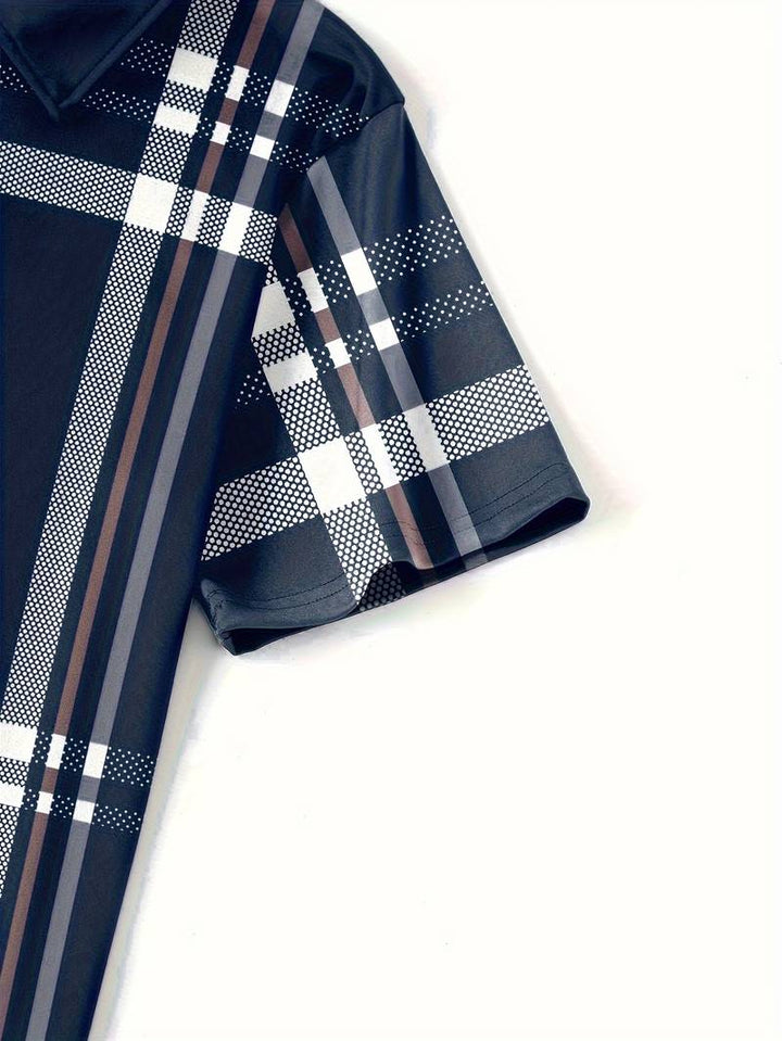 Levoire | Chemise De Golf Rouge À La Mode Dans Le Style De Rue