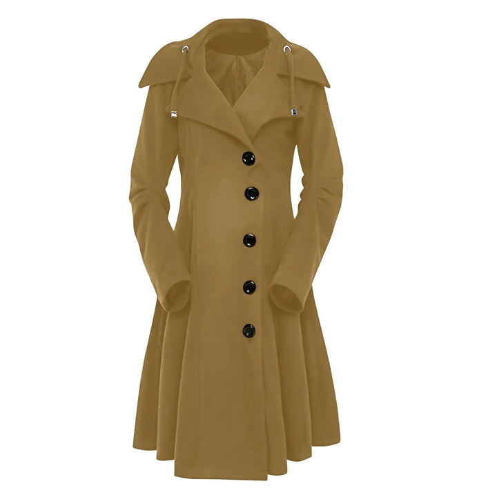 Levoire | Trench-Coat Élégant Avec Capuche Chameau