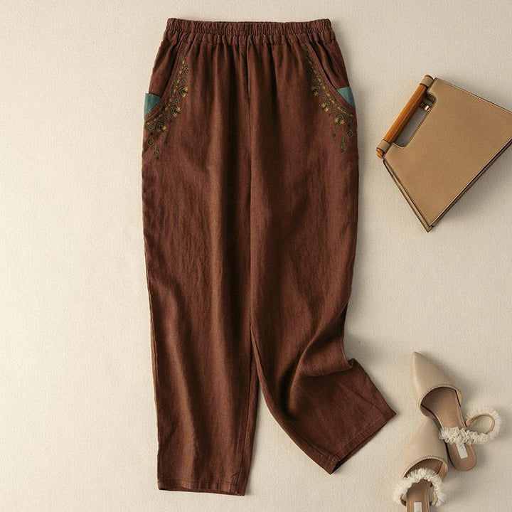 Levoire | Pantalon Décontracté Vintage Café