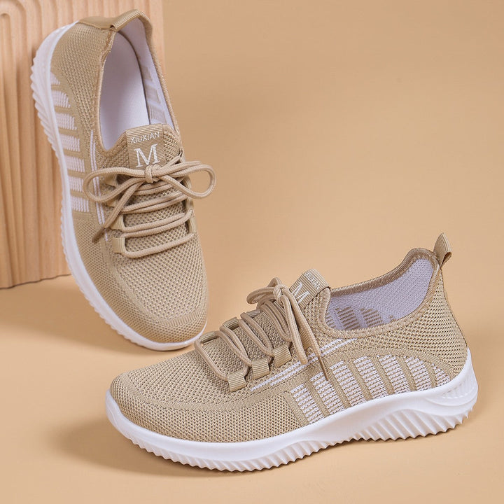 Levoire | Ballerines Sport À Bout Rond Pour Femmes Khaki