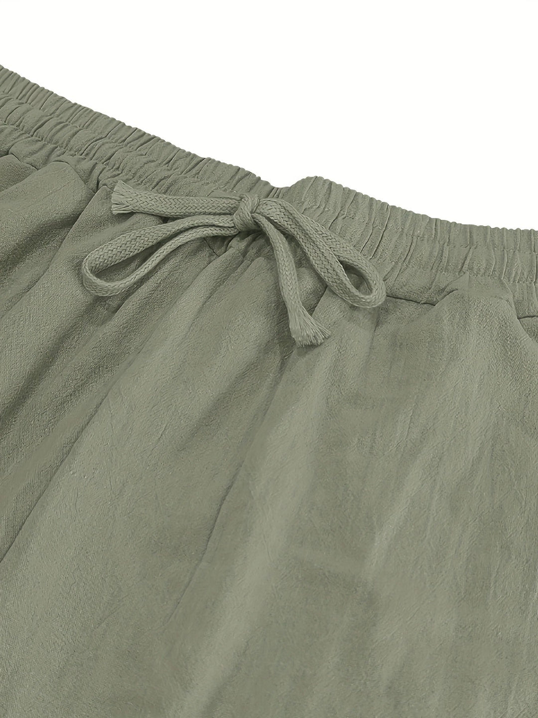 Levoire | Loisirs Coton Lin Pantalons Couleur Unie