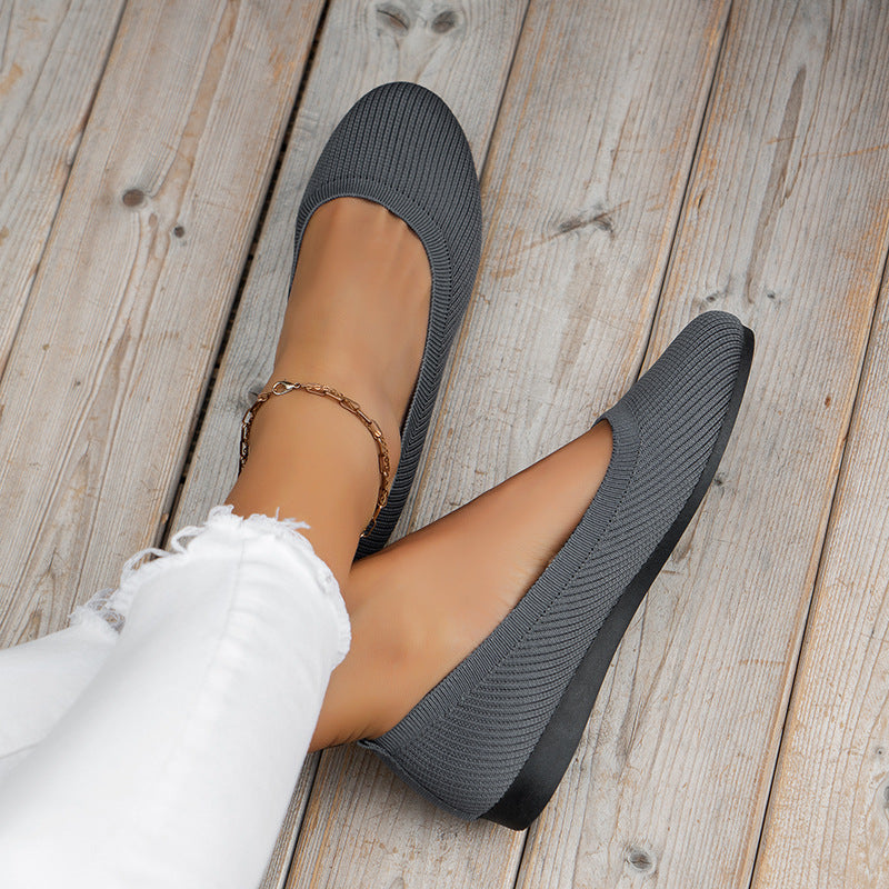 Levoire | Ballerines Tricotées Respirantes Pour Femmes