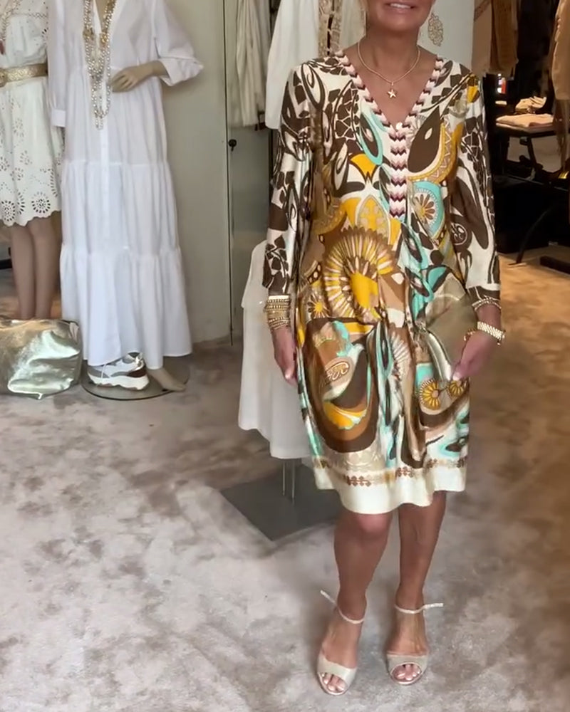 Levoire | Robe Vintage À Imprimé