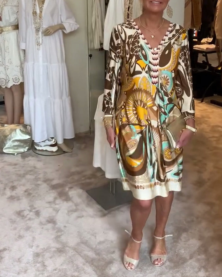 Levoire | Robe Vintage À Imprimé