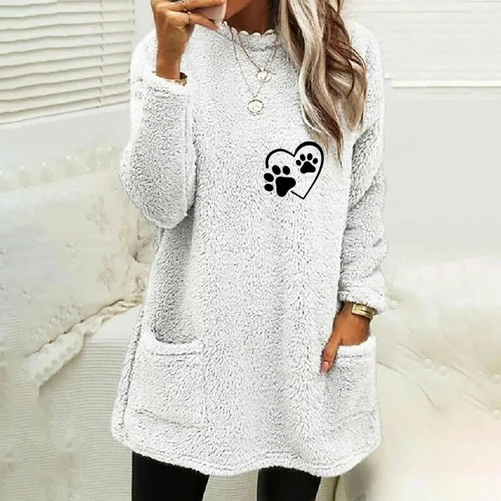 Levoire | Pull over en coton pour femmes à manches longues