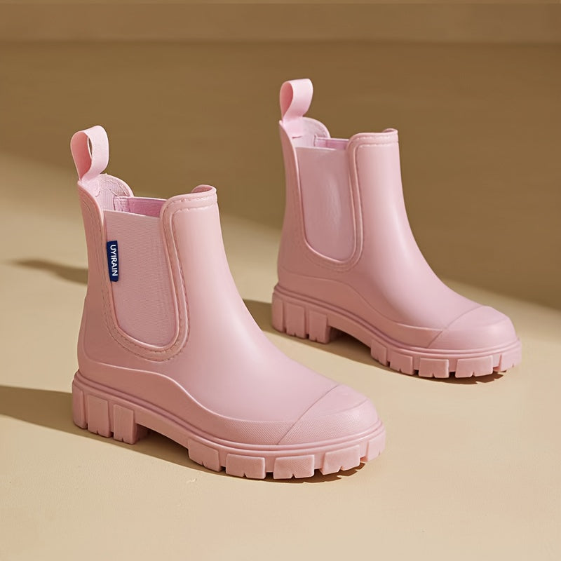 Levoire | Zoë Bottes En Caoutchouc Élégantes Et Imperméables Avec Semelle Antidérapante Pour L'Extérieur Rosa