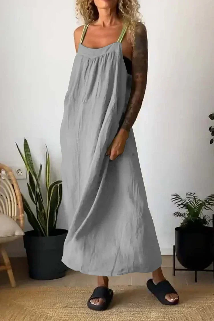 Levoire | Robe décontractée à bretelles Gris