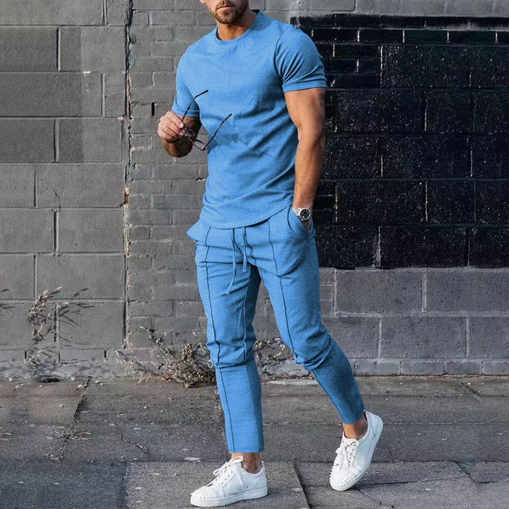 Levoire | Costume Minimaliste Pour Hommes Bleu