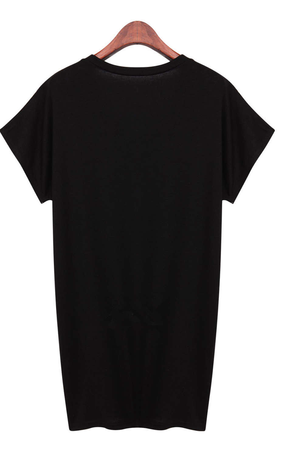 Levoire | T-shirt robe à décolleté en V avec paillettes