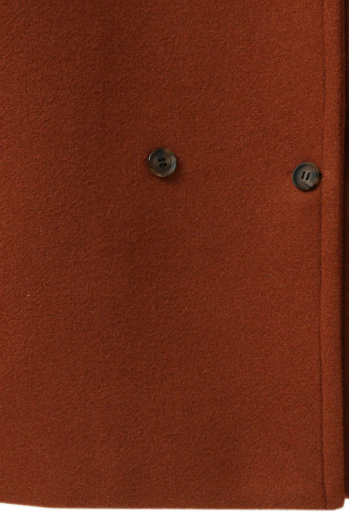 Levoire | Manteau Long en Laine à Revers Simple