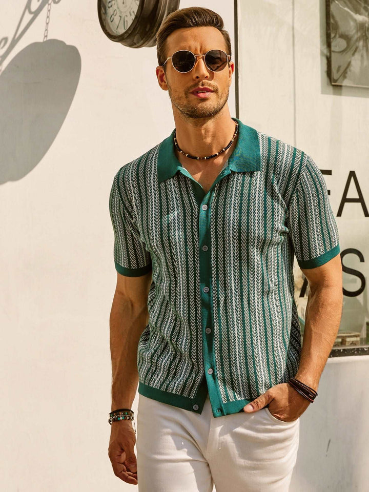 Levoire | Chemise vintage rayée des années 70