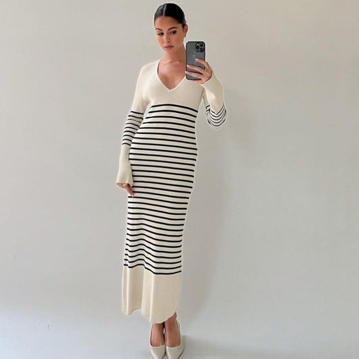 Levoire | Robe Longue Rayée