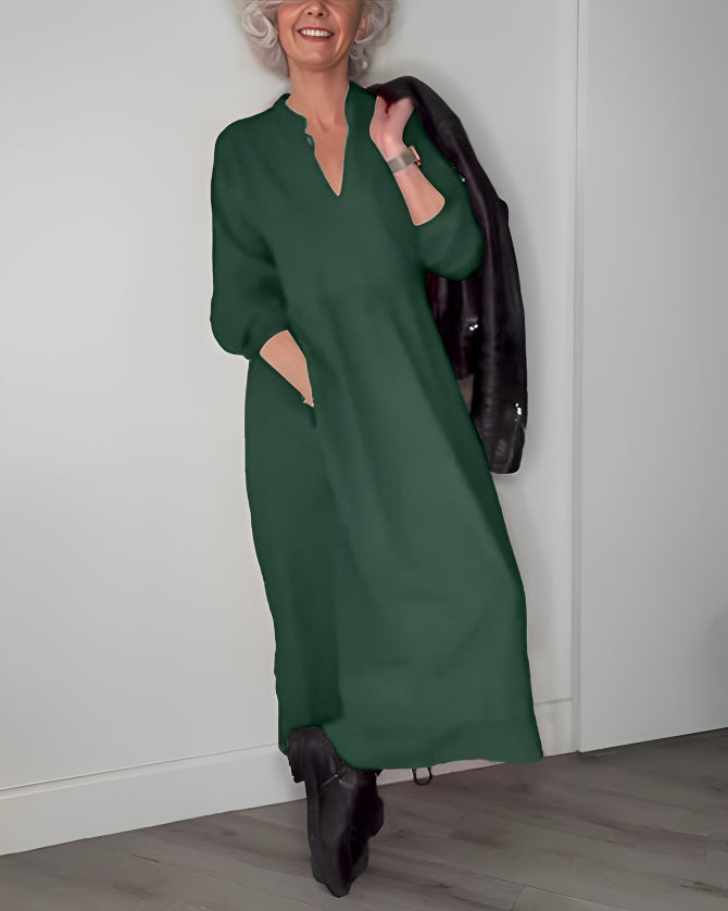 Levoire | Femmes Élégante Robe Maxi Longue