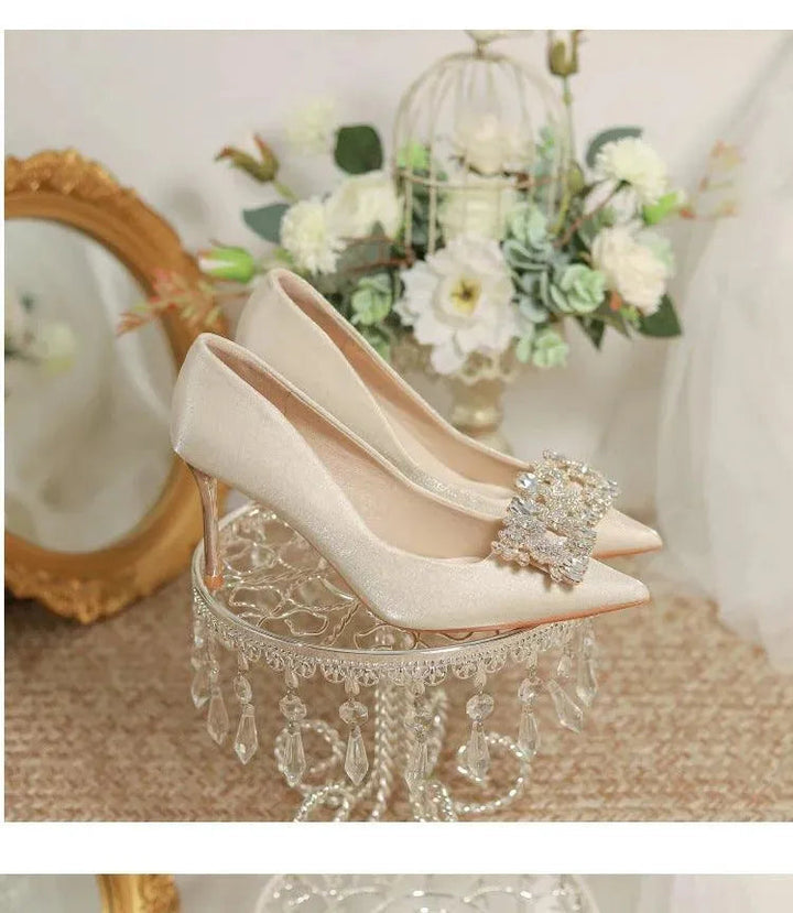 Levoire | Chaussures de mariage Stiletto avec strass