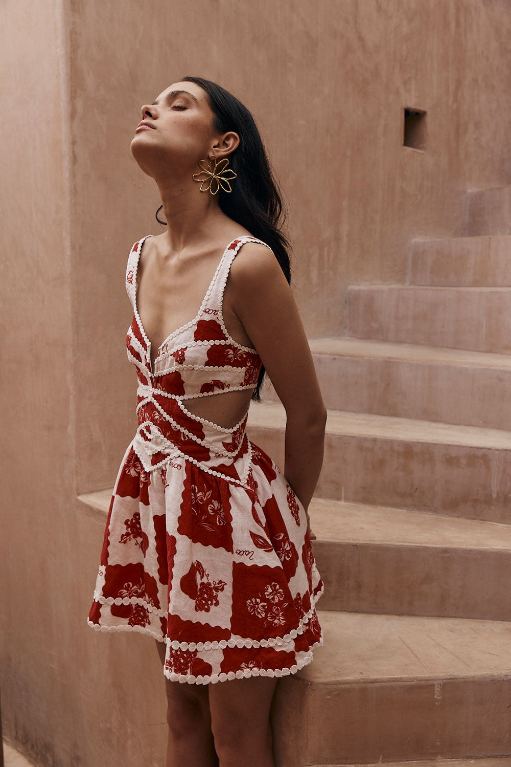 Levoire | Robe D'été Élégante Pour Femme - Rouge Rouge