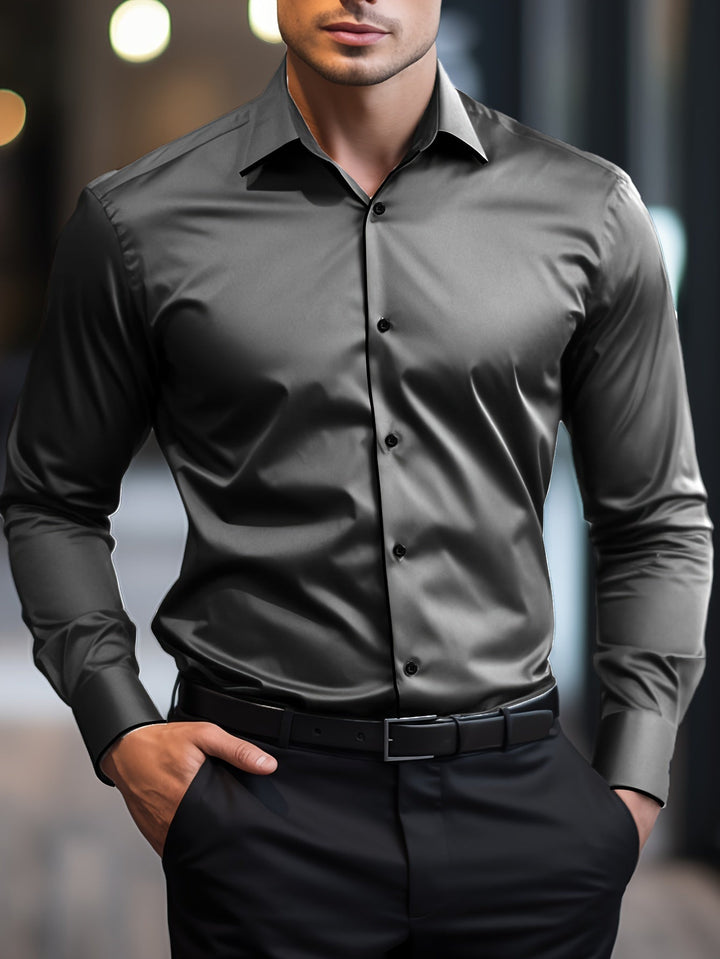 Levoire | Chemise Élastique Tendance gris