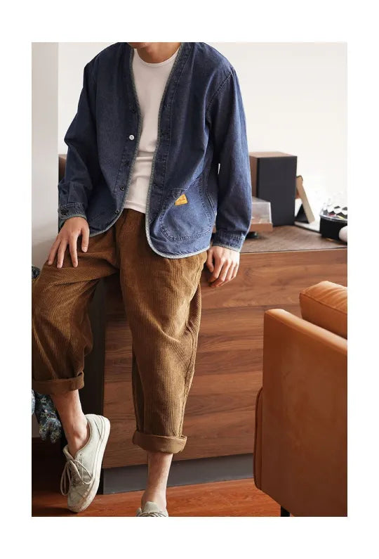 Levoire | Veste Chore Classique en Denim Indigo