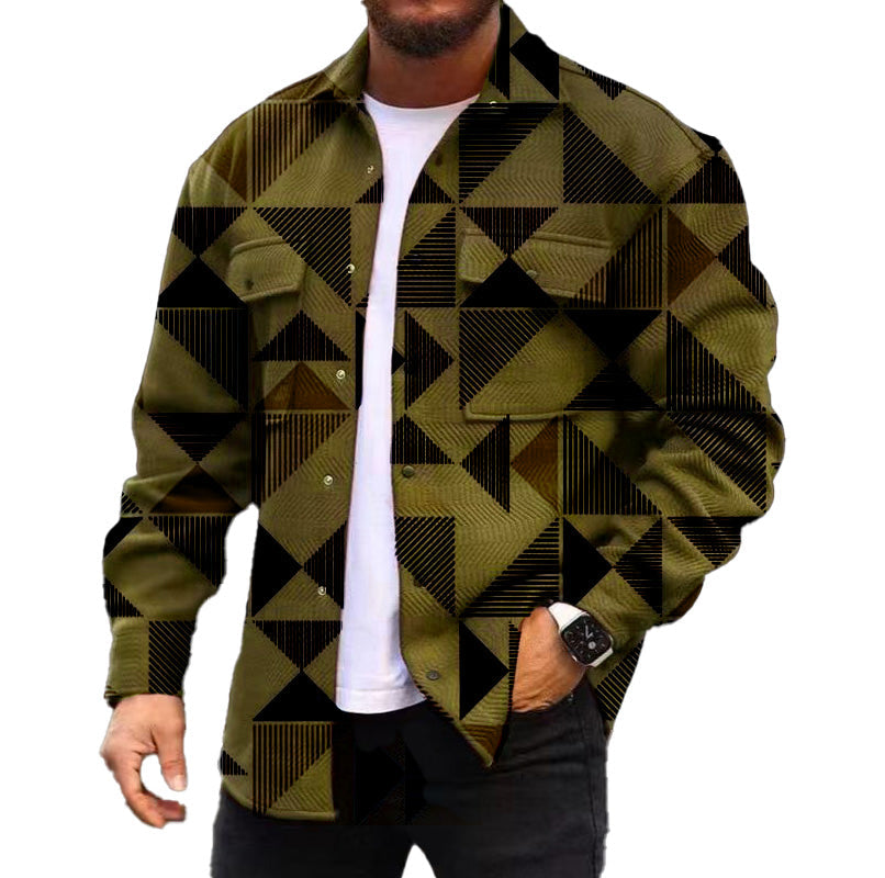 Levoire | Veste À Boutons Avec Poches Pour Hommes Jaune