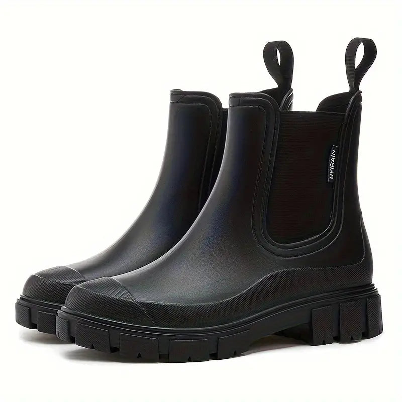 Levoire | Bottes En Caoutchouc Tendance Pour Femmes Noir