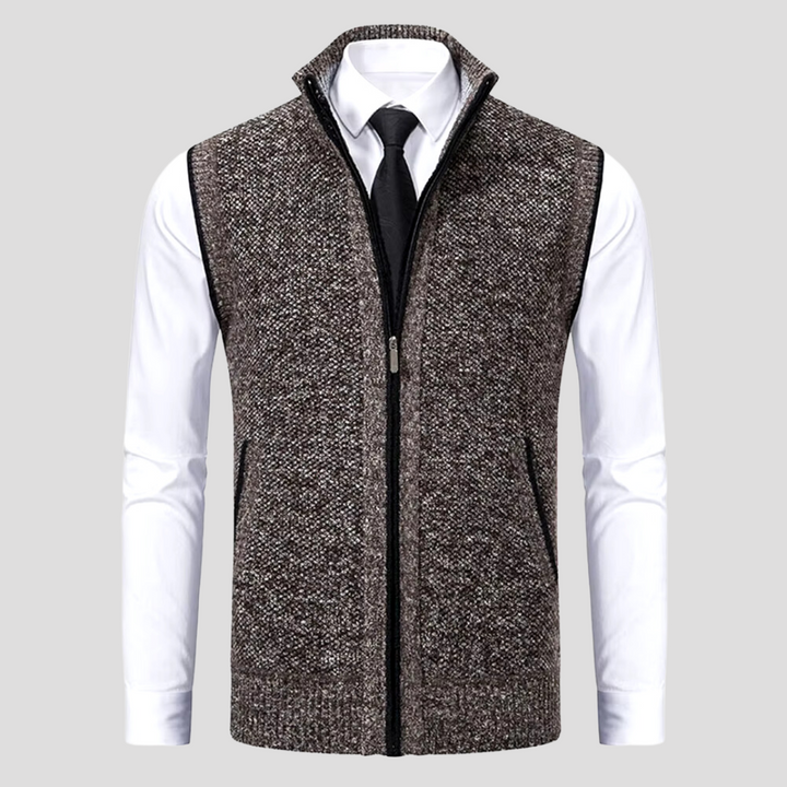Levoire | Gilet homme intemporel pour toutes les saisons braun