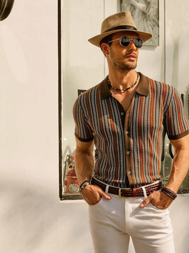 Levoire | Chemise vintage rayée des années 70