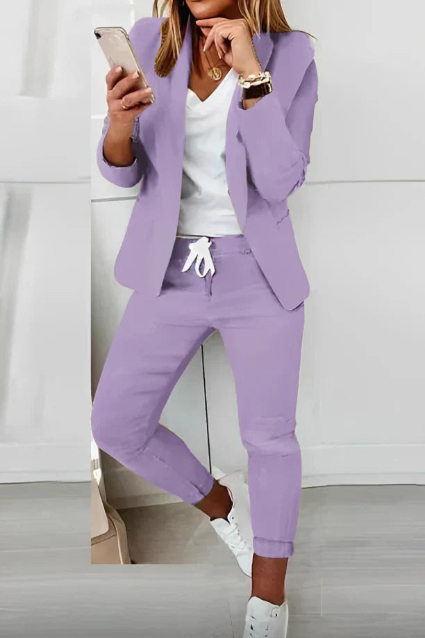 Levoire | Costume Décontracté Et Tendance Lilas