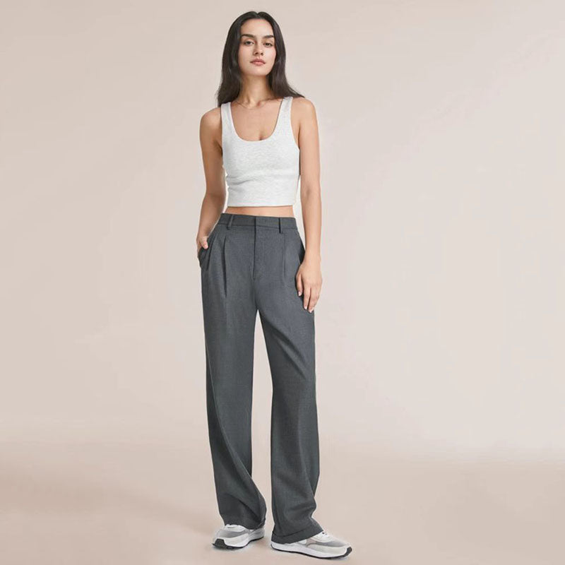 Levoire | Pantalon À Jambes Larges Gris