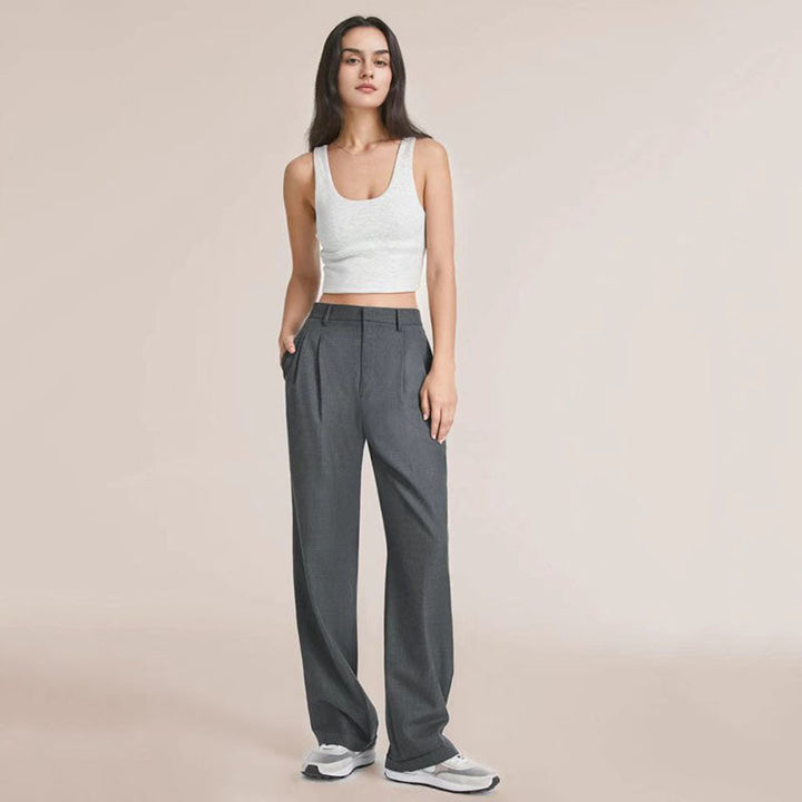 Levoire | Pantalon À Jambes Larges Gris