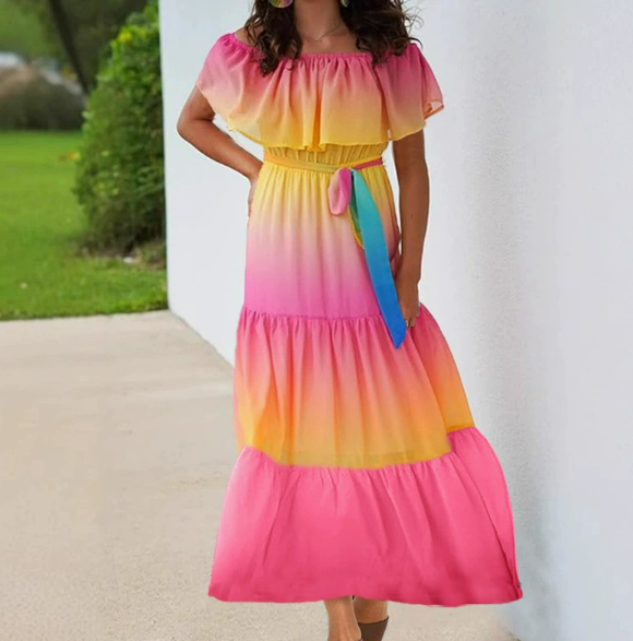 Levoire | Magnifique robe colorée