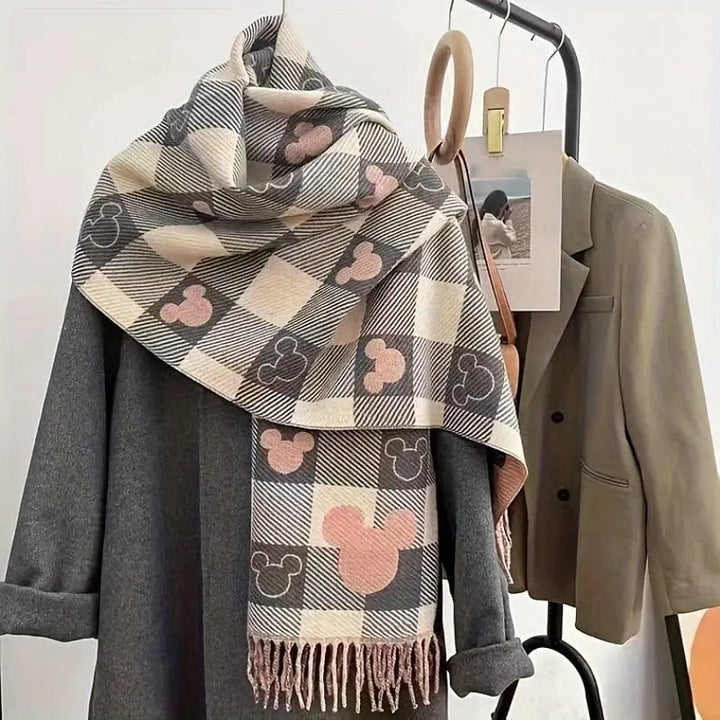 Levoire | Écharpe En Polaire Rosa-Gris Taille universelle