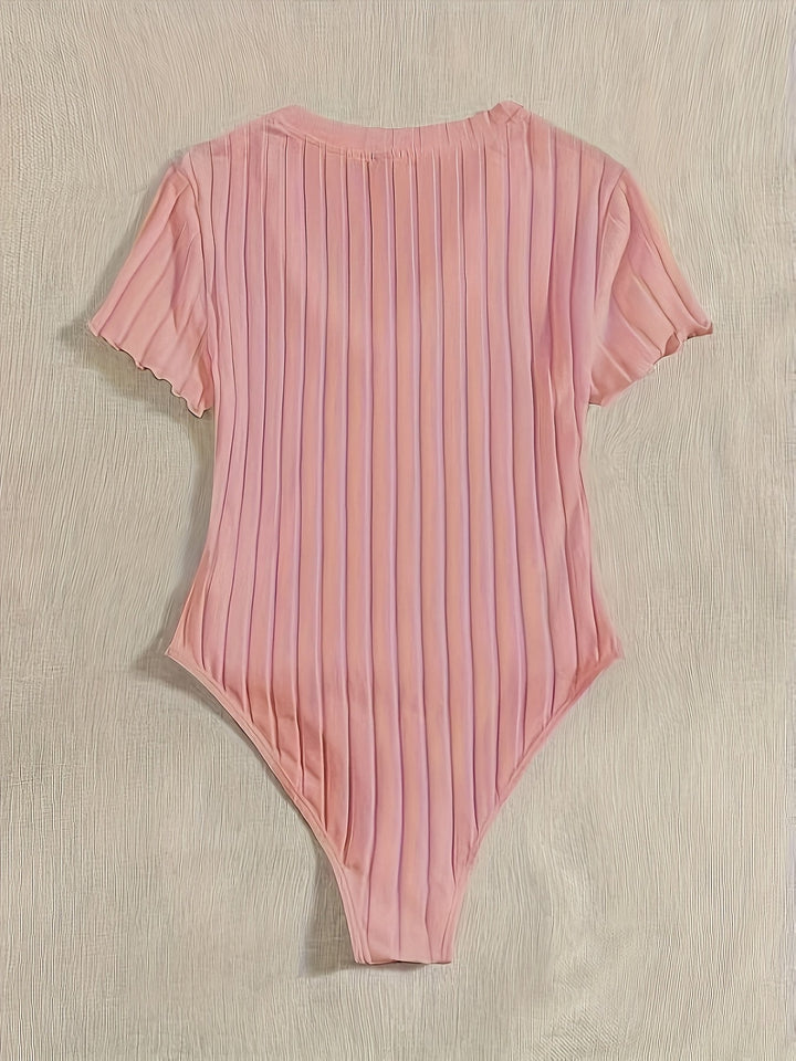 Levoire | Body Uni Avec Décolleté En V