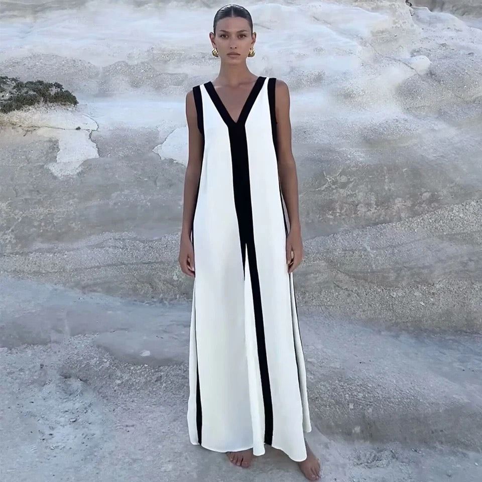Levoire | Robe Noir Blanc